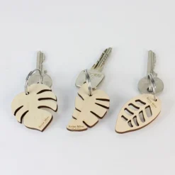 Porte-clé feuille Made in France