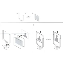 Porte visuels et menus design