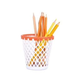 Pot à crayons panier de basket