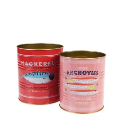 2 pots façon boîte de conserve
