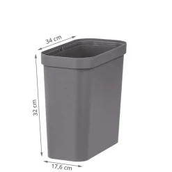 Poubelle 13 litres pour tiroir de cuisine en plastique recyclé