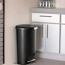 Poubelle noire demi-lune 50 litres - Simple Human