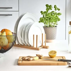 Range assiettes en bambou