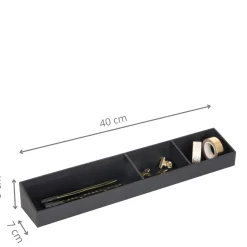 Rangement à compartiments pour bureau et ordinateur