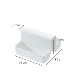 Rangement éponge évier double