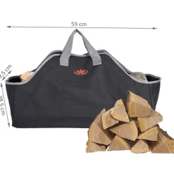Sac à bûches noir