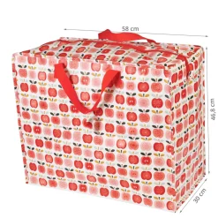 Sac de rangement vintage pommes rouges