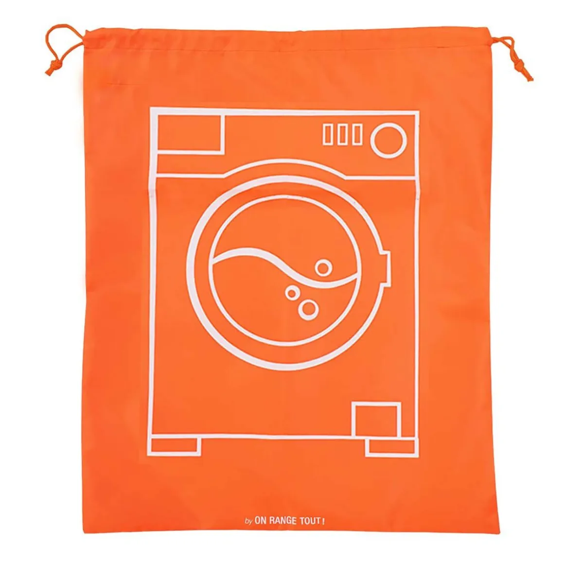 Sac à linge sale orange fluo