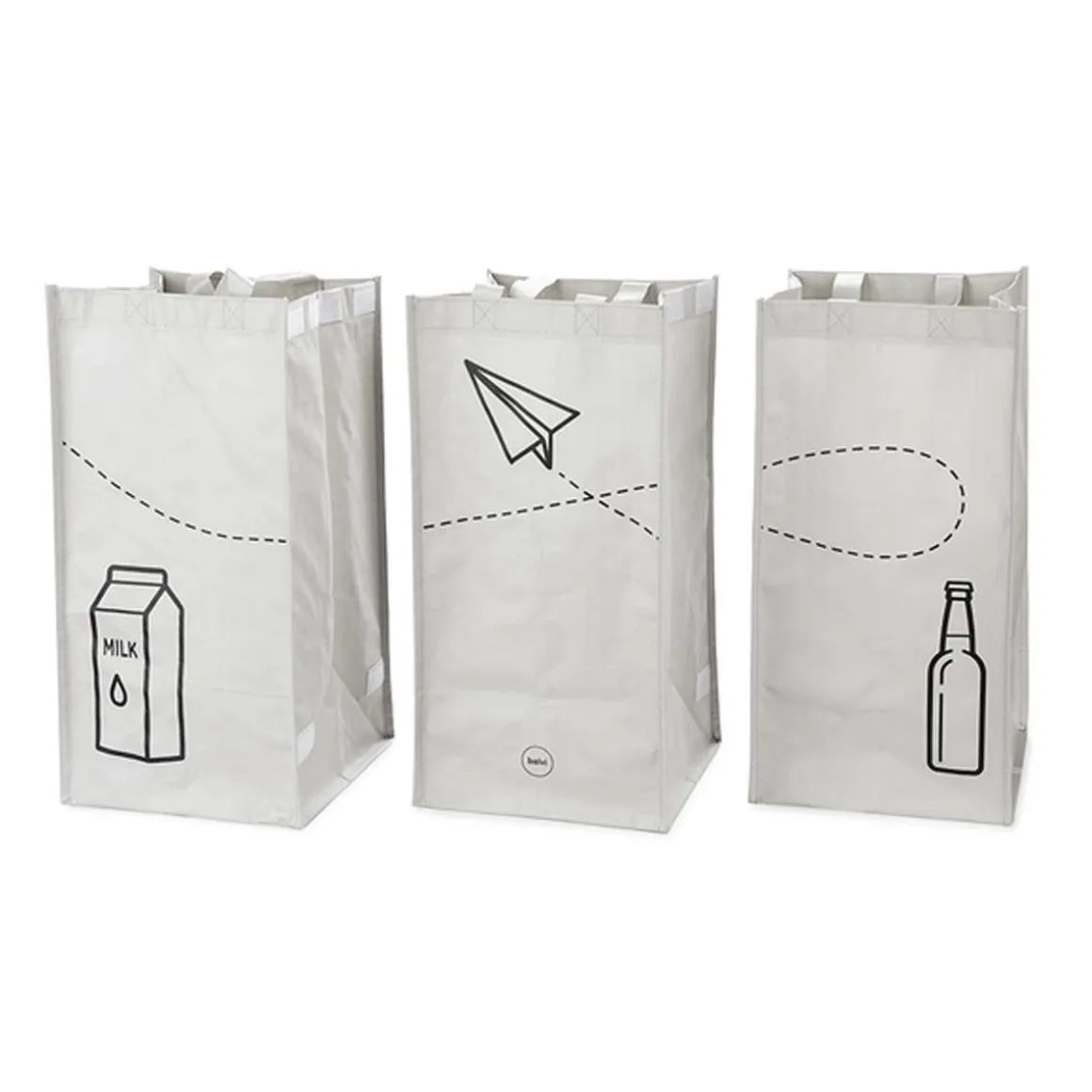 3 sacs pour tri sélectif