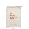 Sac à vrac en coton bio 20x28