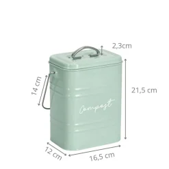 Seau à compost vintage