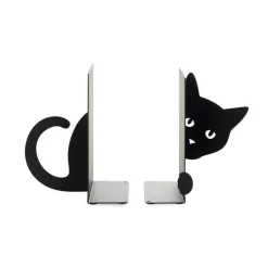 2 serre-livres chat