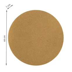 Tableau rond en liège