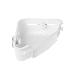 Étagère d'angle de douche à ventouses