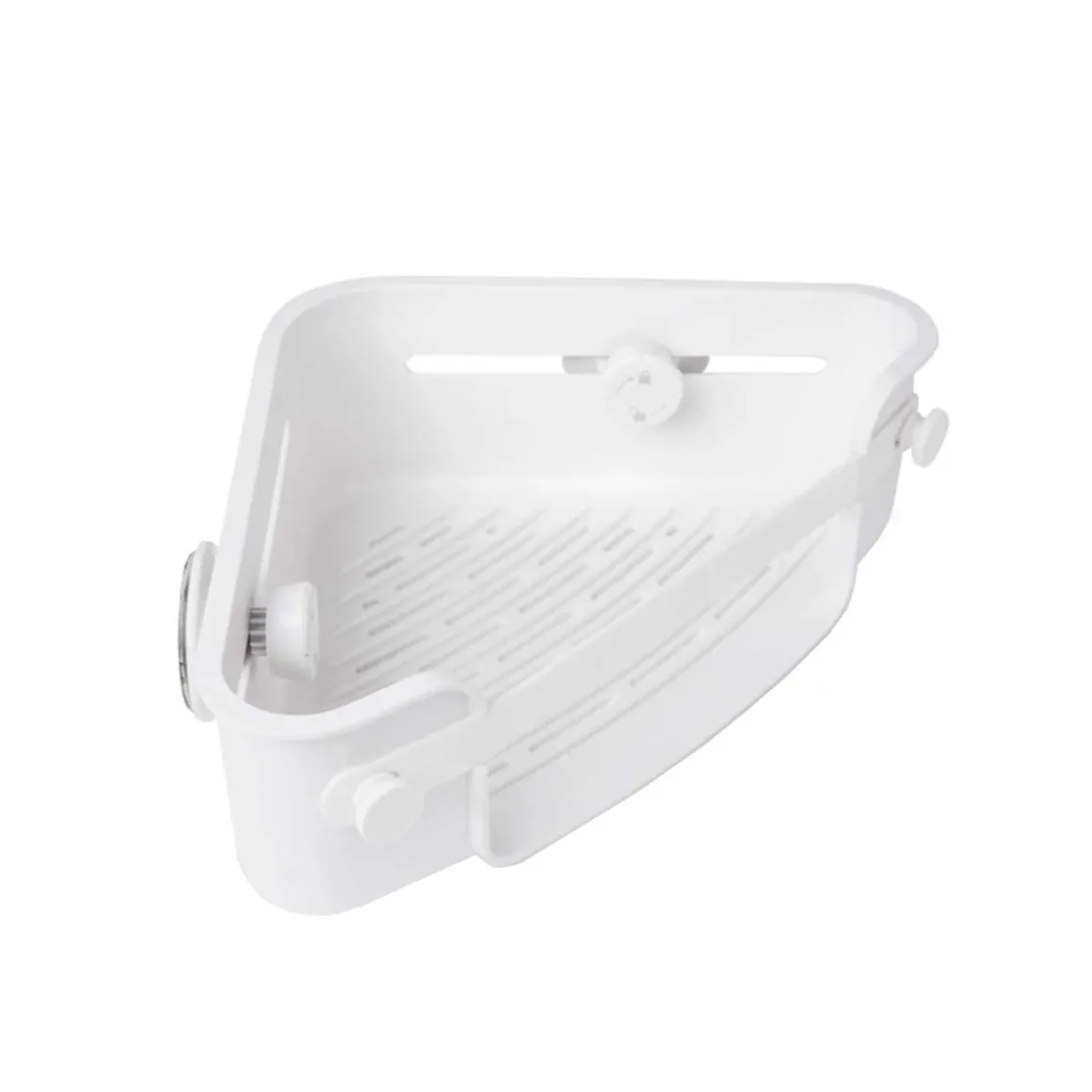 Étagère d'angle de douche à ventouses