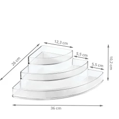 Étagère d'angle à gradins