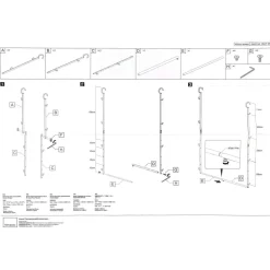 Tringle de penderie à suspendre extensible