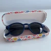 Étui à lunettes fleuri