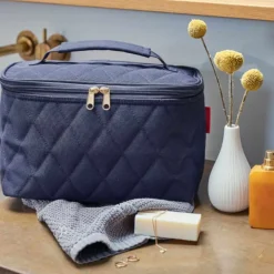 Vanity case en tissu molletonné