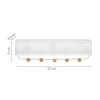 Vide poche mural scandinave